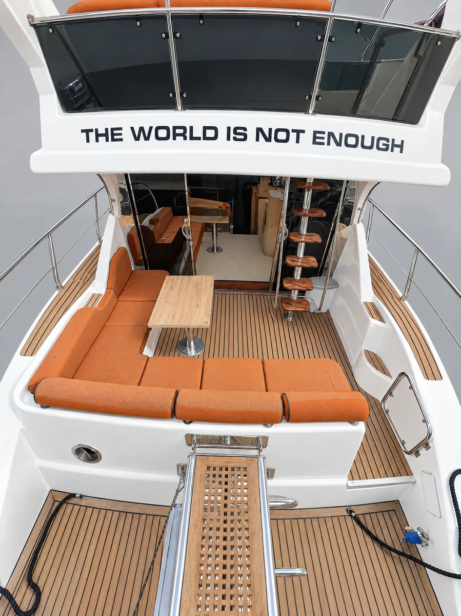 Cockpit from astern